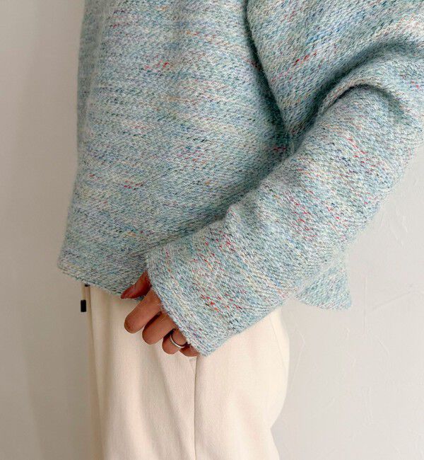 fredy emue「ツィードニットソーコクーンプルオーバー」|Tシャツ・カットソー|