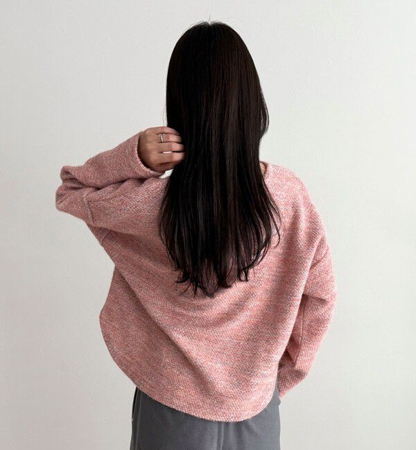 fredy emue「ツィードニットソーコクーンプルオーバー」|Tシャツ・カットソー|