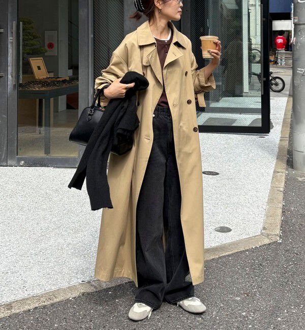 fredy emue「【発売のたびに即完売する大人気アイテム】袖ボリュームトレンチコート」|トレンチコート|