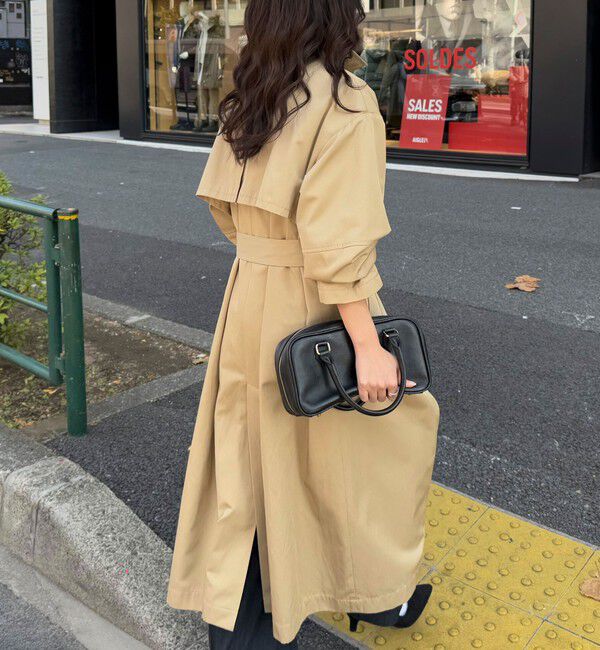 fredy emue「【発売のたびに即完売する大人気アイテム】袖ボリュームトレンチコート」|トレンチコート|