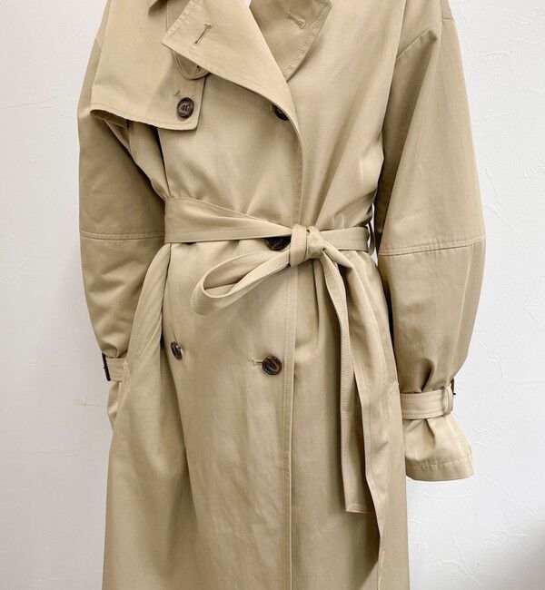 fredy emue「【発売のたびに即完売する大人気アイテム】袖ボリュームトレンチコート」|トレンチコート|