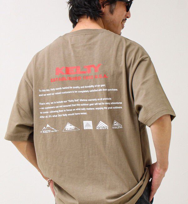 GLOSTER「【KELTY&times;GLOSTER】別注 バックヒストリーロゴT」|Tシャツ・カットソー|