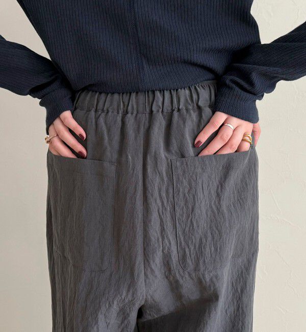 fredy emue「こなれワッシャータックイージーパンツ」|チノ|