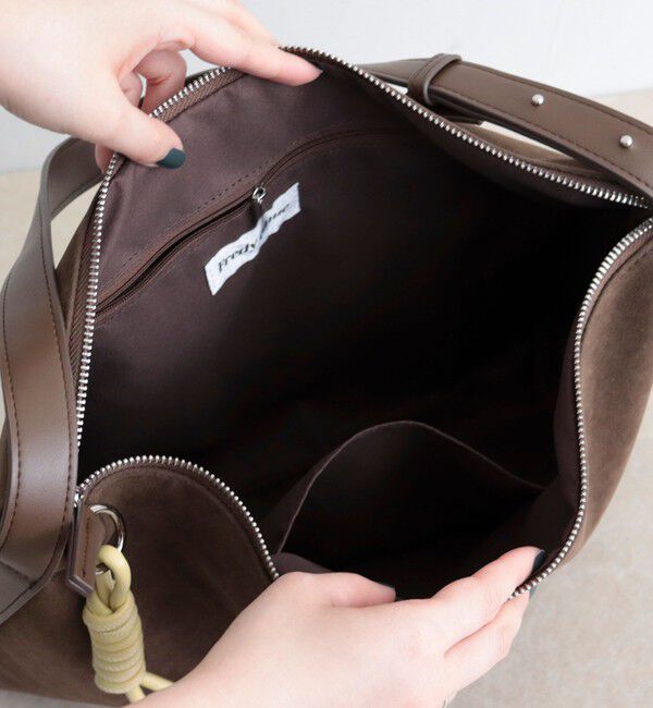 fredy emue「フェイクスエードソフトスクエアショルダーバッグ」|ショルダー・メッセンジャー|