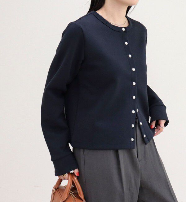 fredy emue「ドット釦ポンチカーディガン」|カーディガン|