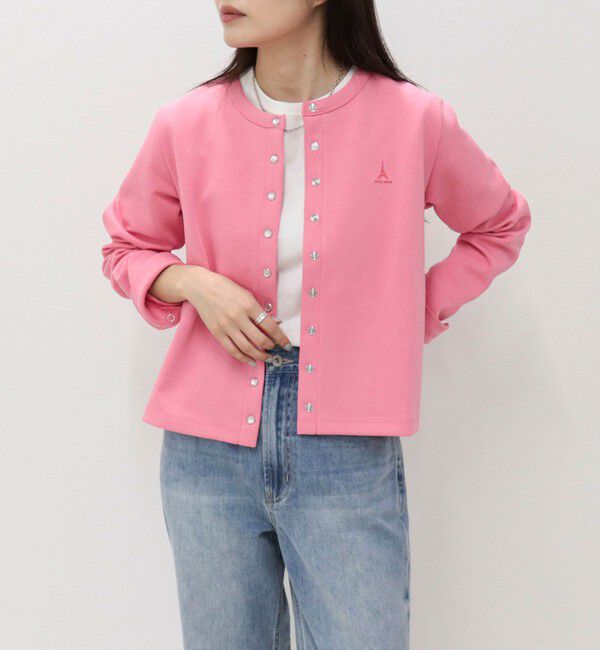 fredy emue「ドット釦ポンチカーディガン」|カーディガン|