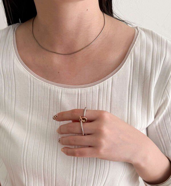 fredy emue「ランダムテレコ5分袖Tシャツ」|Tシャツ・カットソー|