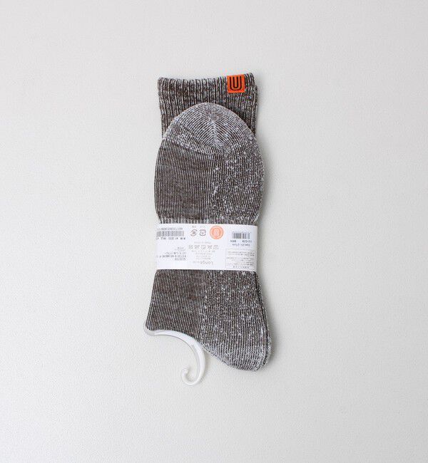 GLOSTER「【UNIVERSAL OVERALL】むら糸リブクルーソックス」|ソックス|