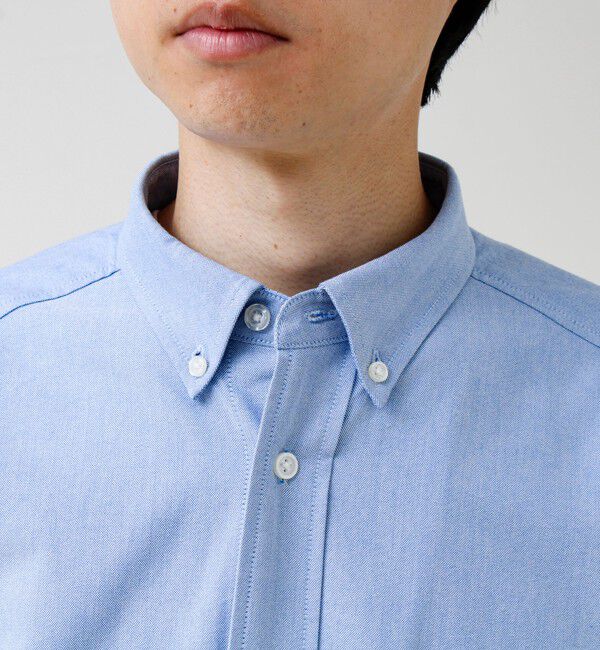 GLOSTER「【フレブル刺繍】ボタンダウン コンビシャツ」|シャツ・ブラウス|