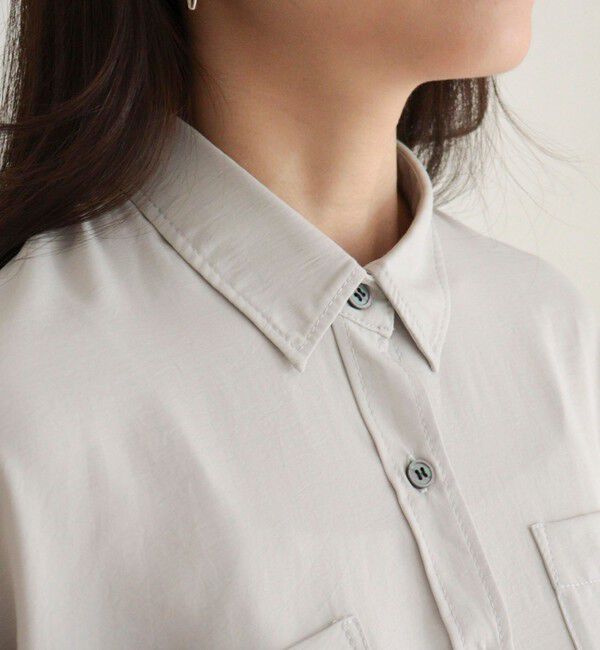 fredy emue「とろみカシュクールシャツ」|シャツ・ブラウス|