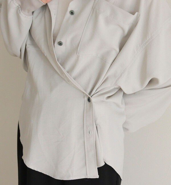 fredy emue「とろみカシュクールシャツ」|シャツ・ブラウス|