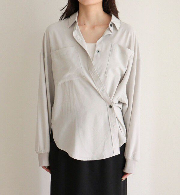 fredy emue「とろみカシュクールシャツ」|シャツ・ブラウス|