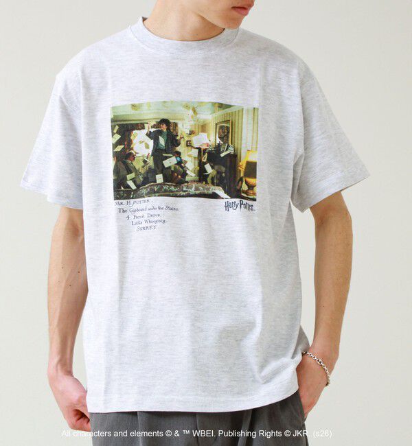 GLOSTER「【GOOD ROCK SPEED &times; GLOSTER】別注 / HARRY POTTER / Tシャツ」|Tシャツ・カットソー|グレー系その他
