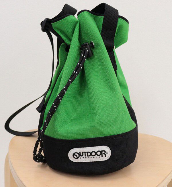 fredy emue「【OUTDOOR PRODUCTS】 バイカラードロスト巾着ショルダー」|ショルダー・メッセンジャー|