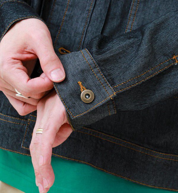 GLOSTER「【軽量ストレッチ】メッシュデニム3rdタイプジャケット」|デニムジャケット|