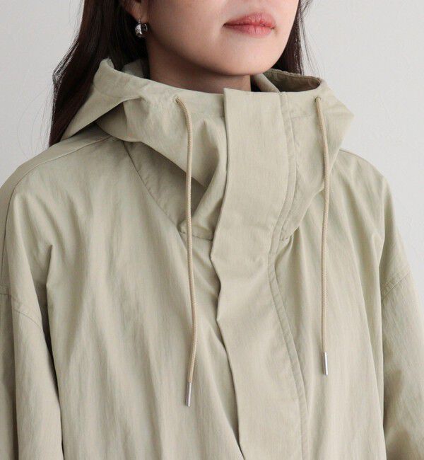 fredy emue「ナイロンミディ丈フードブルゾン」|ブルゾン・スタジャン|