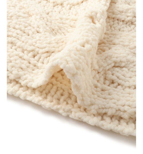 SALON adam et rope'「【IRONING（アイロニング）】cable cape ケーブルケープ」|マフラー|