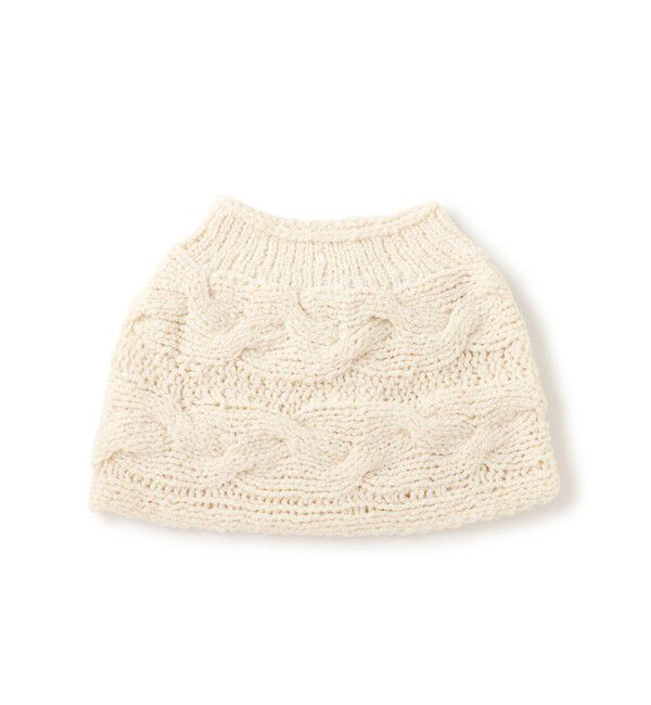 SALON adam et rope'「【IRONING（アイロニング）】cable cape ケーブルケープ」|マフラー|