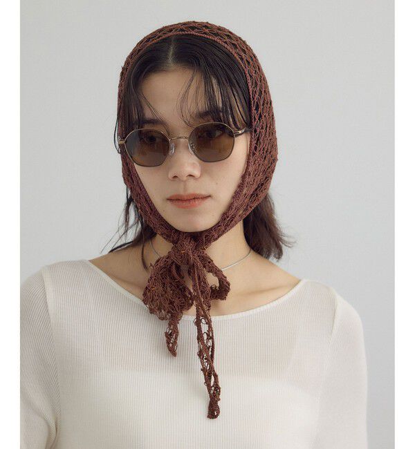 SALON adam et rope'「マクラメ編みストール」|ストール|