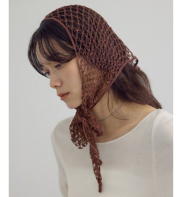 SALON adam et rope'「マクラメ編みストール」|ストール|