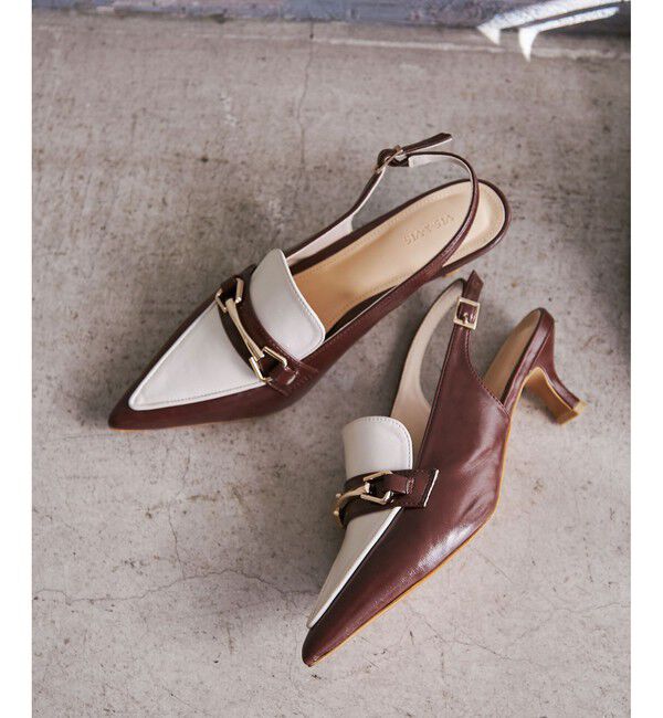 VIS「スリングバックビットパンプス」|パンプス|