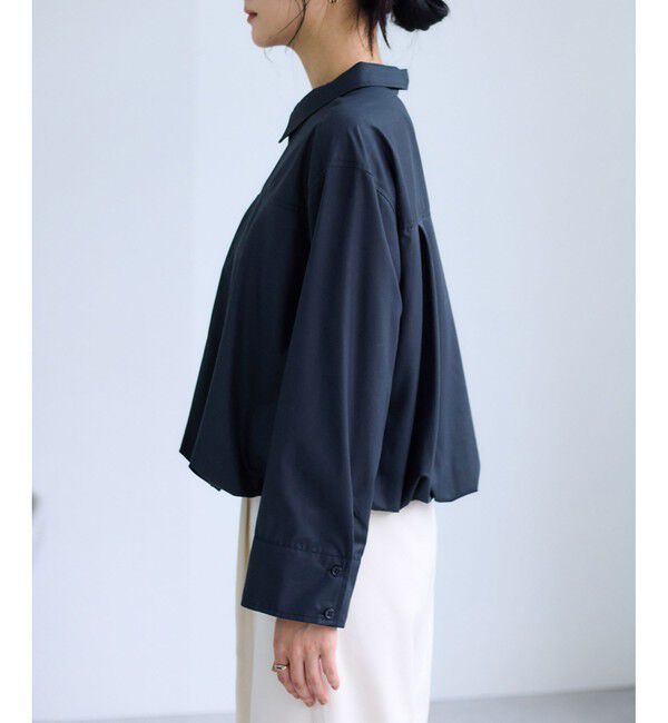 VIS「【WEB限定】バルーンペプラムブラウス」|シャツ・ブラウス|