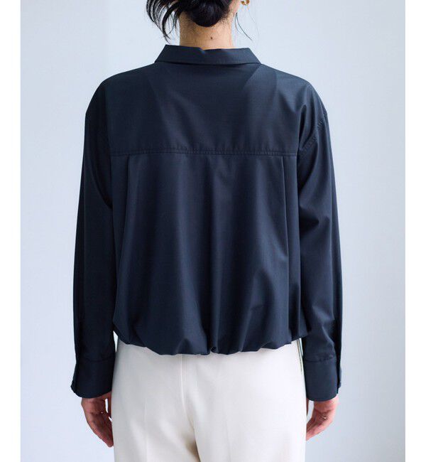 VIS「【WEB限定】バルーンペプラムブラウス」|シャツ・ブラウス|