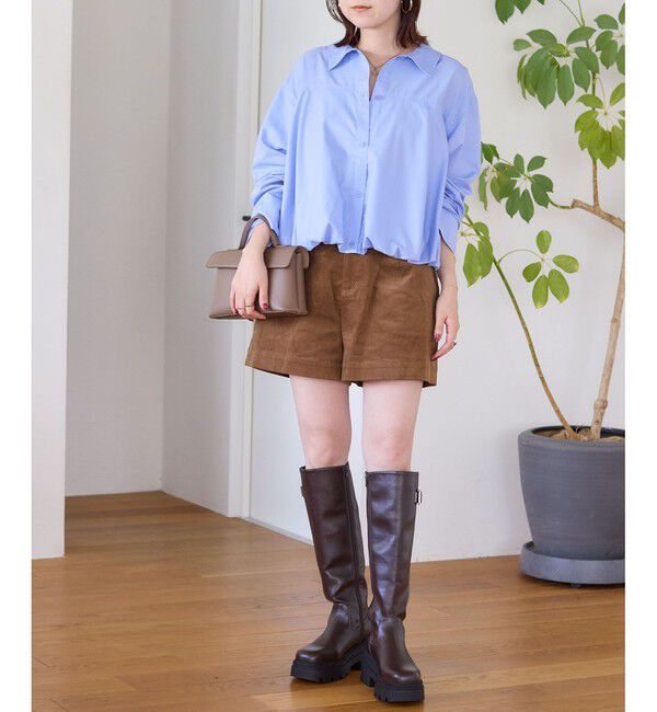 VIS「【WEB限定】バルーンペプラムブラウス」|シャツ・ブラウス|