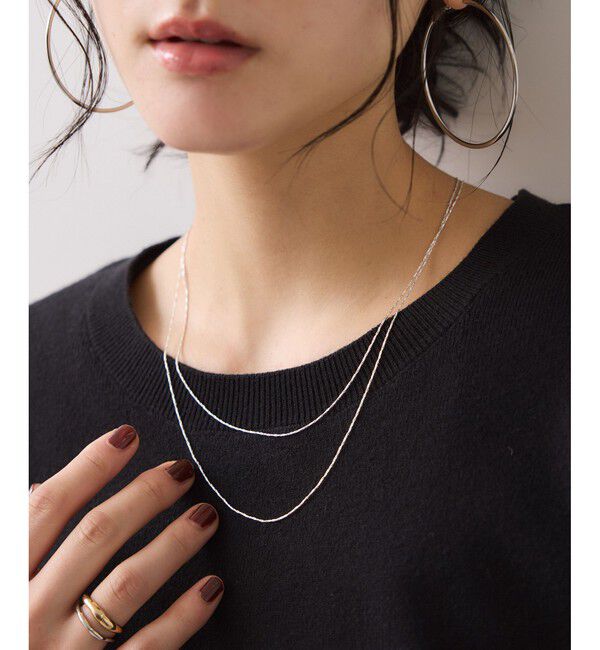 VIS「レイヤードナローチェーンネックレス」|ネックレス|