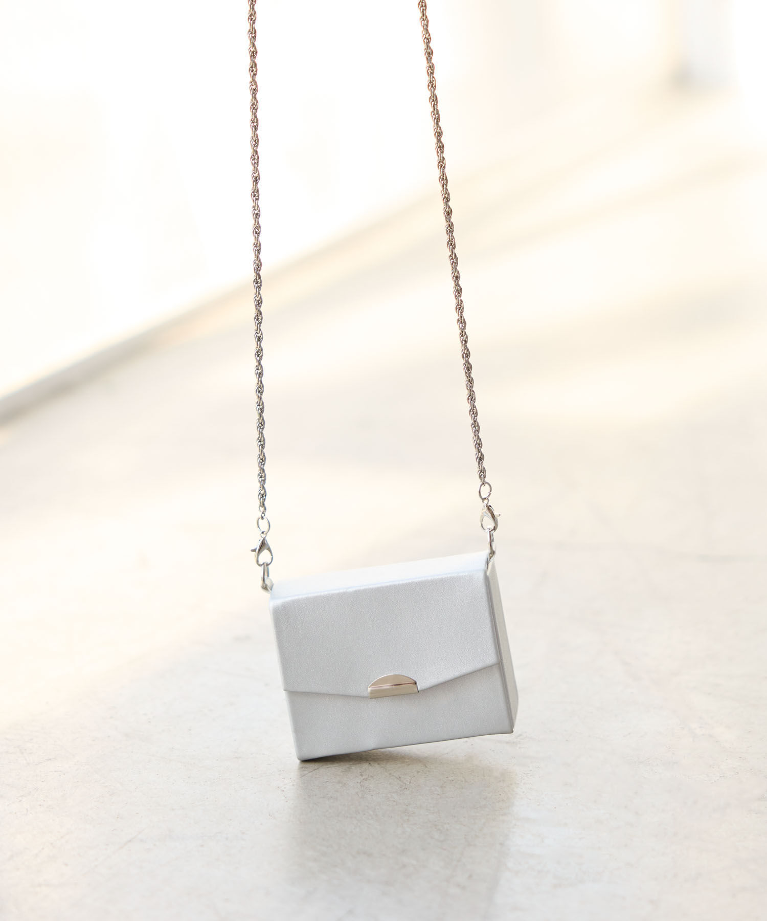 ROPE PICNIC PASSAGE「マイクロミニチェーンバッグ」|ショルダー・メッセンジャー|シルバー(93)