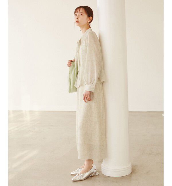 Rope&rsquo;Picnic「【YOKU MOKU/ヨックモック&times;ROPE' PICNIC】リボンブラウス」|シャツ・ブラウス|