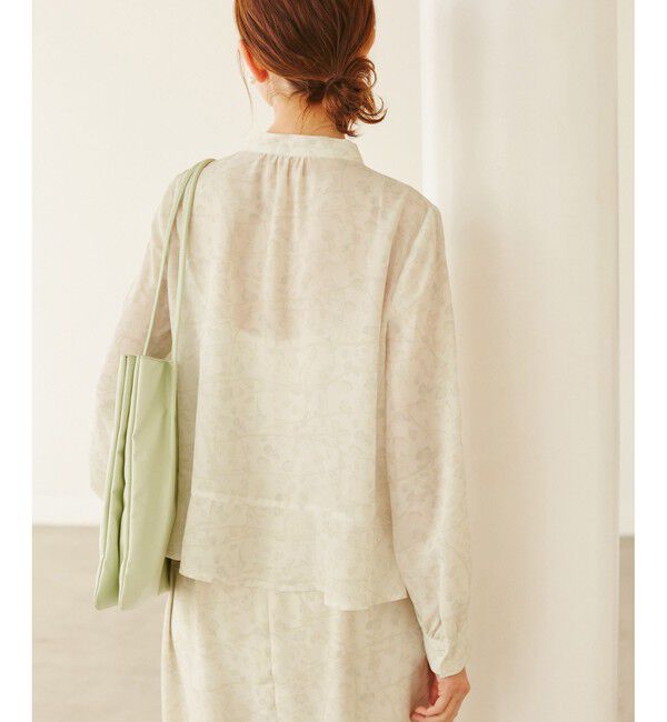 Rope&rsquo;Picnic「【YOKU MOKU/ヨックモック&times;ROPE' PICNIC】リボンブラウス」|シャツ・ブラウス|