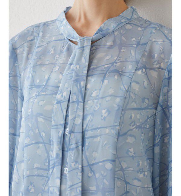 Rope&rsquo;Picnic「【YOKU MOKU/ヨックモック&times;ROPE' PICNIC】リボンブラウス」|シャツ・ブラウス|