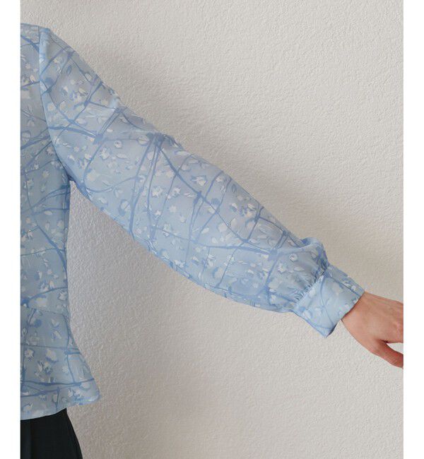 Rope&rsquo;Picnic「【YOKU MOKU/ヨックモック&times;ROPE' PICNIC】リボンブラウス」|シャツ・ブラウス|