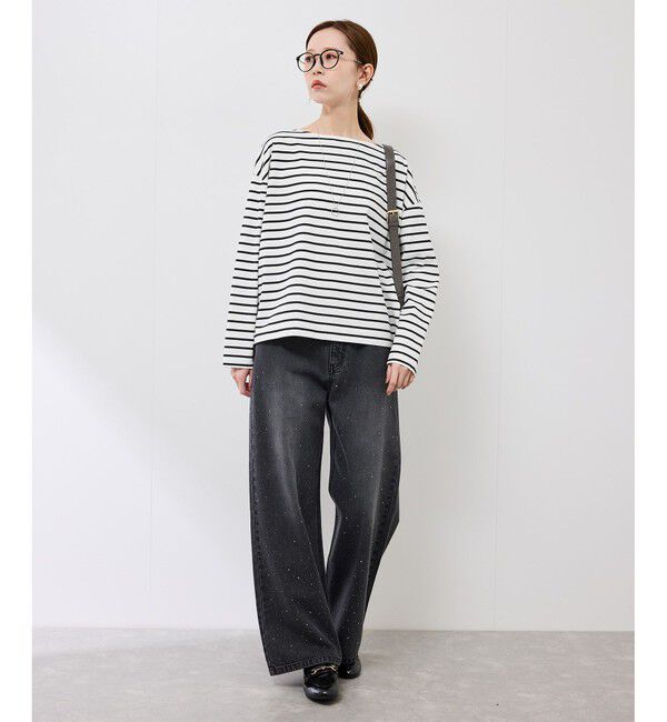 Rope&rsquo;Picnic「ボックスシルエットボーダーカットソー」|Tシャツ・カットソー|