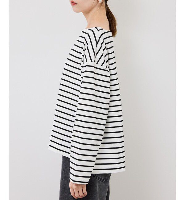 Rope&rsquo;Picnic「ボックスシルエットボーダーカットソー」|Tシャツ・カットソー|