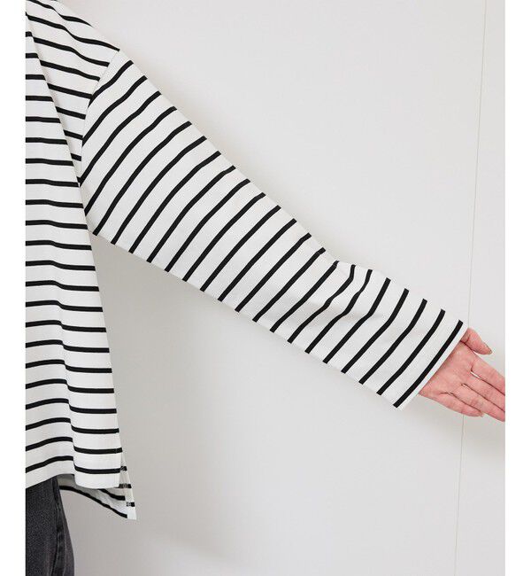 Rope&rsquo;Picnic「ボックスシルエットボーダーカットソー」|Tシャツ・カットソー|