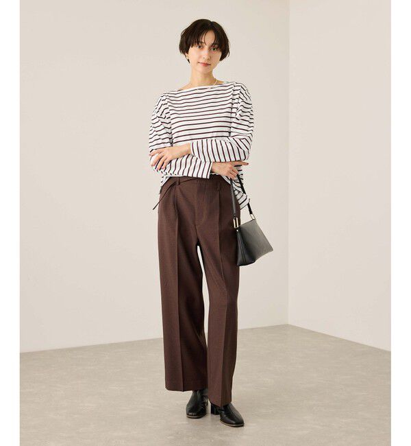 Rope&rsquo;Picnic「ボックスシルエットボーダーカットソー」|Tシャツ・カットソー|