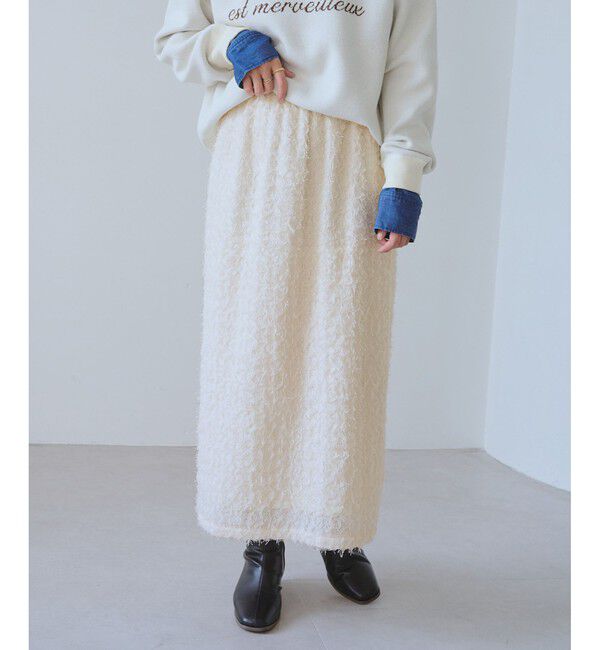 Rope&rsquo;Picnic「チュールフリルアイラインスカート」|スカート|