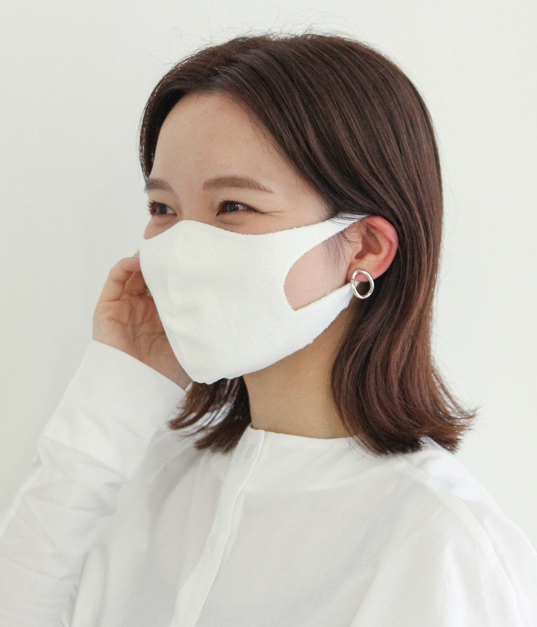 ADAM ET ROPE'「マスク  メッシュケース付き (hamon AG マスク)」|その他|