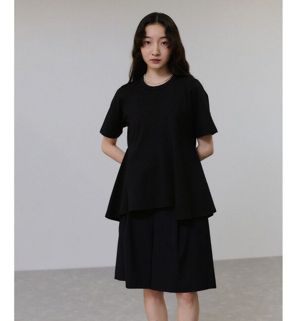 ADAM ET ROPE'「【サステナブル】アシメフレアプルオーバー」|Tシャツ・カットソー|