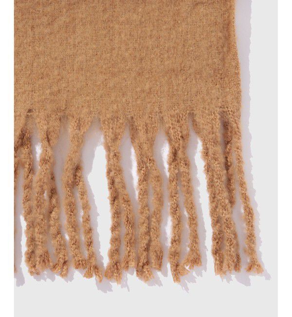 ADAM ET ROPE'「【WEB限定】ボリュームフリンジ ストール / マフラー / ユニセックス」|ストール|