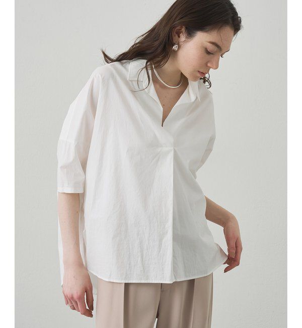 Drawing Numbers「【Drawing Numbers】スキッパーシャツ」|シャツ・ブラウス|