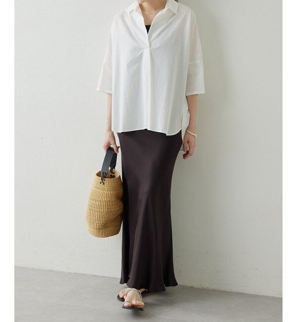 Drawing Numbers「【Drawing Numbers】スキッパーシャツ」|シャツ・ブラウス|