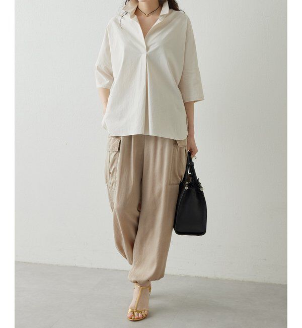 Drawing Numbers「【Drawing Numbers】スキッパーシャツ」|シャツ・ブラウス|