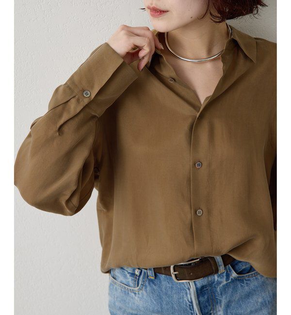  「キュプラフィブリルシャツ」|シャツ・ブラウス|