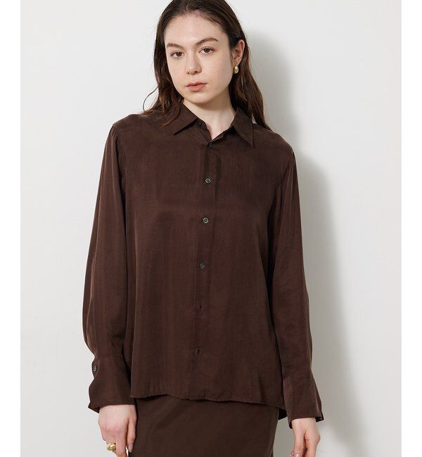  「キュプラフィブリルシャツ」|シャツ・ブラウス|