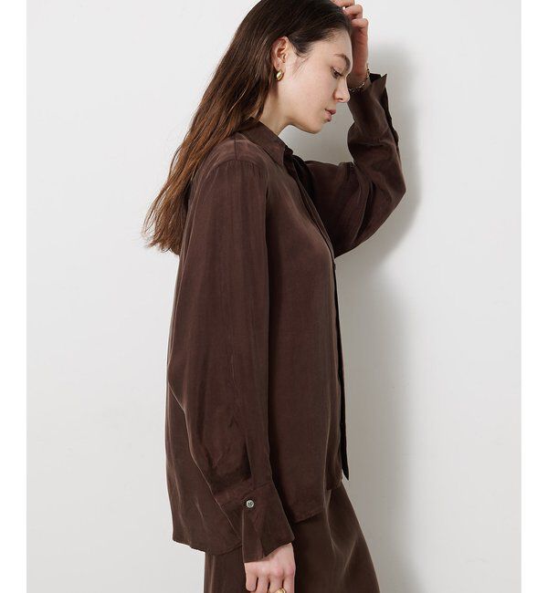  「キュプラフィブリルシャツ」|シャツ・ブラウス|