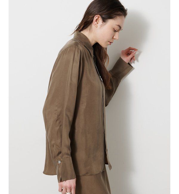  「キュプラフィブリルシャツ」|シャツ・ブラウス|