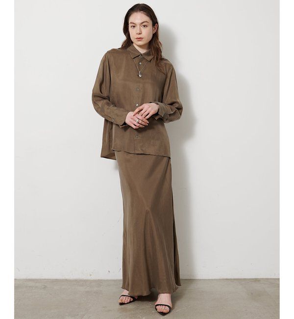  「キュプラフィブリルシャツ」|シャツ・ブラウス|